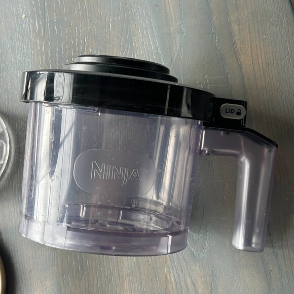 Ninja Ice Cream Maker Outer Bowl Lid & 3 pint containers NC300 - Picture 5 of 11